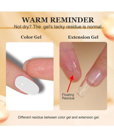 ROSALIND 15ML Clear Gel Nail Extension Builder - Quick Hard Gel Strengthener for Easter Nail Decoration - Buy Online on GoSupps.com