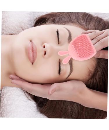 minkissy 8 Pcs Rabbit Ears Facial Brush Silicone Face Scrubber for Women Facial Cleansing Pads Facial Cleansing Brush Lady Facial Brush Face Brush Pink Detergent Miss Portable Silica Gel Light Pinkx2pcs 7.5x7.5cmx2pcs - Buy Online on GoSupps.com