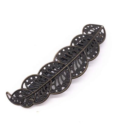 4PCS Retro Hair Barrettes Vintage Metal Bronze Hair Pins French Hair Clips | Women Girl Hair Accessories (Bronzer-4pcs) - Buy Online on GoSupps.com