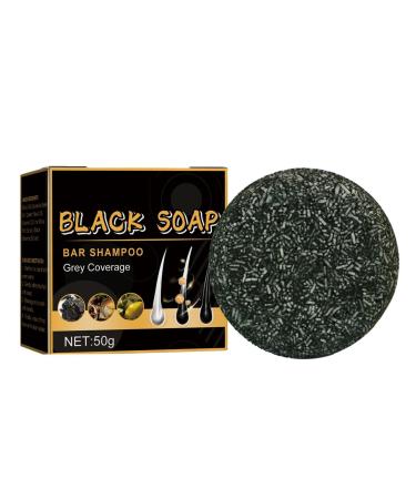 ETUCYNG 3x50g Inverted Soap for Gray Hair Hair Darkening Shampoo Bar Darkening Solid Shampoo for Black Hair Solid Shampoo for Gray Hair Anti-Gray Bar