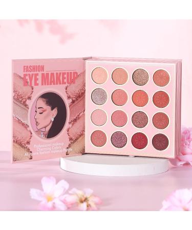 Makeup Eyeshadow Palette Shimmering Pigmented Eyeshadow Palette Rose Gold Bronze Cream | Face Makeup for Women Girls Valentine's Day Wedding Travel Party - Buy Online on GoSupps.com