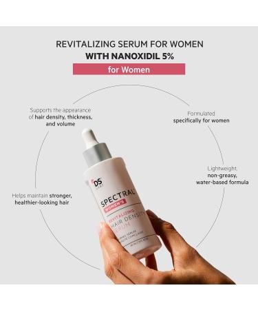 Spectral.CSF Leave In Serum for Thinning Hair in Women | DS Laboratories | Promotes Hair Growth, Thicker & Fuller Hair | 60ml (2 fl oz) - Buy Online on GoSupps.com