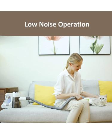 Cordless Pet Vacuum Cleaner with Grooming Brush - Professional Shedding Tool Kit for Dogs and Cats - Buy Online on GoSupps.com