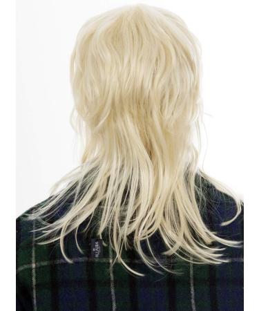 ALLAURA Garth Blonde Mullet Wig for Men - 80s Costume Joe Dirt Style - Buy Online on GoSupps.com