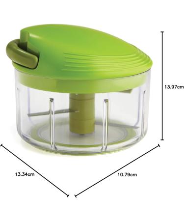 Kuhn Rikon Pull Chop Vegetable Chopper with Stainless Steel Blades Food Chopper with Non-Slip Base Easy to Use Fruit Cutter and Onion Chopper Essential Kitchen Accessories 500ml - 3 Year Guarantee Small - 500ml - Buy Online on GoSupps.com