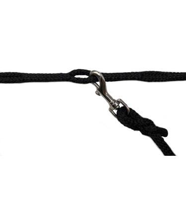 4.50m Black Dog Leash for Medium Dogs | Jogging Walking & Training Line | Durable Freehand Bicycle Leash - Buy Online on GoSupps.com