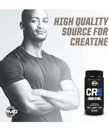 PMD Sports CR5 Professional Creatine Complex | Optimize Recovery & Build Lean Muscle | 240 Capsules - Buy Online on GoSupps.com
