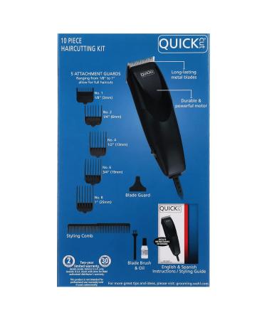 Wahl Quick Cut Haircutting Kit 10 pc - Professional Quality Easy Home Haircuts Fast Shipping Worldwide - Buy Online on GoSupps.com