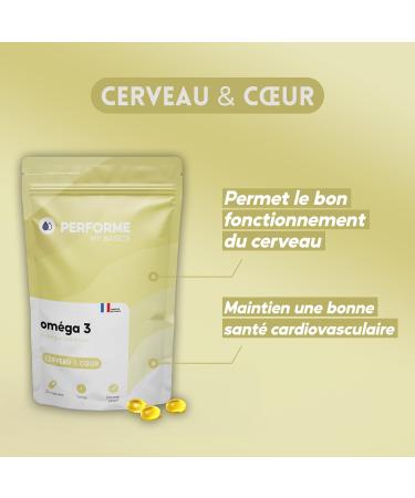 Omega 3 - EPAX Wild Fish Oil - Brain & Heart - 400mg including 200mg EPA +150mg DHA - 30 Capsules - 1 Month of Treatment - Sustainable Peach - My Basics Performe - Buy Online on GoSupps.com