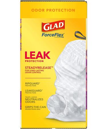 Glad ForceFlex Protection Series 13 Gal Trash Bags 110 Ct - Gain Moonlight Breeze with Febreze | Convenient Packaging - Buy Online on GoSupps.com