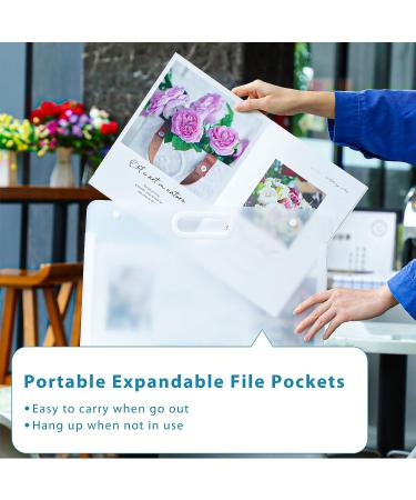Art Portfolio Bags 17.32 x 14.17 Inches 2 Pieces Portfolio Folder for Artwork Storage Box for Artwork Kids Keepsake Portfolio with Handles Waterproof Kids Portfolio Bag for Kid's Artwork Keepsakes - Buy Online on GoSupps.com