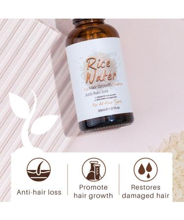 Organic Hair Growth Oil - Rice Water For Hair Growth | For Hair Growth Repairs Essential Oil For Damaged Growth - Buy Online on GoSupps.com
