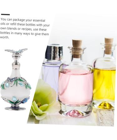 POPETPOP Perfume Bottle Refillable Fragrance Containers Arabic Decor Rhinestone Jewelry Perfumes for Women Mini Terrarium Blue Glass Spray Bottle Miss Decorative Bottle Crystal Alloy Glass 25 ml Assorted Color - Buy Online on GoSupps.com