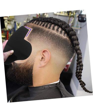 POPETPOP 4 Pcs Tools Beard Trimmer Guide Barber Line up Men Beard Applicator Card Template Bead Hair Man - Buy Online on GoSupps.com