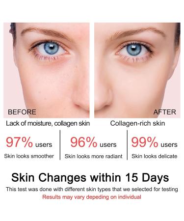 Collagen jelly cream improves dull skin reduces fine lines and wrinkles collagen face mask hydrates and moisturizing enhances elasticity lifts and firms the skin suitable for all skin types (2 - Buy Online on GoSupps.com