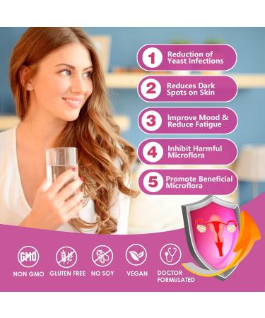OMOGS Women's Probiotic 120-Billion-CFUs 18 Strains with 3 Prebiotics and Cranberry Extract Help for Immune Booster Digestive Health Gut Health and Vaginal Health - Buy Online on GoSupps.com