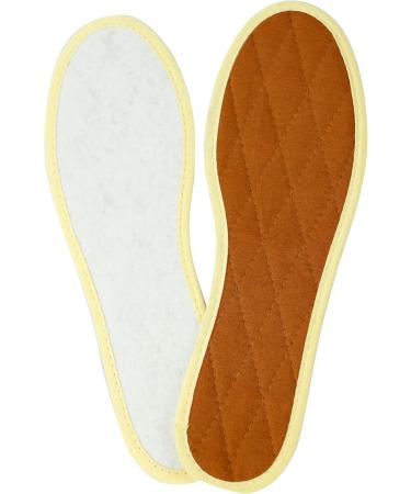 Japanwelt Les Tongs Cinnamon Soles - 100% Natural Anti-Sweaty Odor Shoe Inserts for Men & Women | Brown 46 | Set of 3 - Buy Online on GoSupps.com
