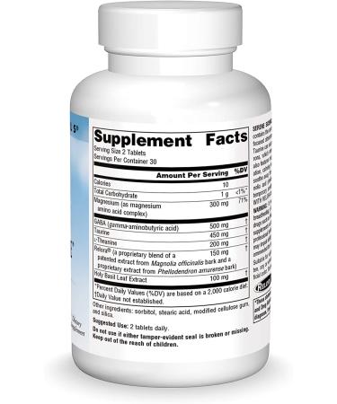 Source Naturals Serene Science Theanine Serene with Relora - 60 Tablets for Stress Relief - Buy Online on GoSupps.com