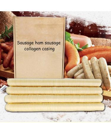Hot Dog Casings Collagen Upgraded Premium Natural Collagen Casing Sausage 14M 26mm Casings Hot Dog Roast Eatable Collagen Protein Casings Sausage Ham - Buy Online on GoSupps.com