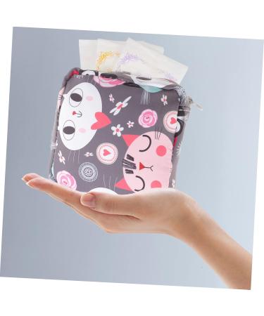 Lurrose 4-Piece Aunt's Towel Storage Bags with Zip Pocket - Menstrual Tape Holder & Breastfeeding Inserts - Durable Polyester Storage Solution for Students - Buy Online on GoSupps.com