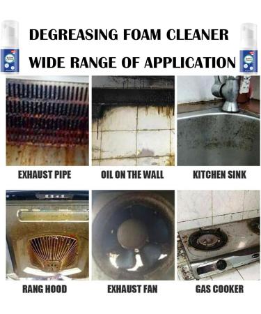 Foaming Heavy Oil Stain Cleaner Foam Cleaner All Purpose Heavy Duty Powerful Stain Removing Foam Cleaner Stubborn Grease & Grime Powerful Remover Spray for Grill Oven Stove Pots (3Pcs 30ML) 3Pcs 30ML - Buy Online on GoSupps.com