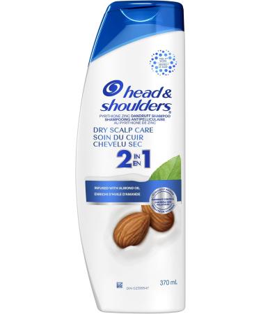 Head & Shoulders Dry Scalp 2-in-1 Anti-Dandruff Shampoo + Conditioner 370 mL - Buy Online on GoSupps.com