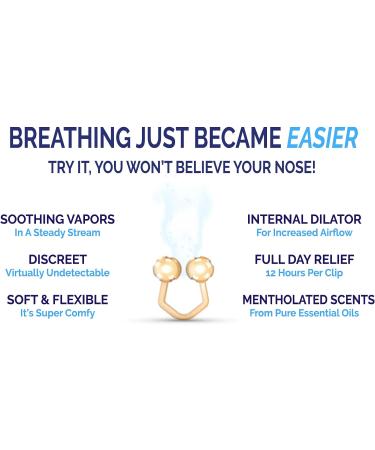 Vapor Soothers Nasal Dilator Clips - Drug-Free Relief for Nasal Congestion - Lavender Scented - 28 Count Pack - Buy Online on GoSupps.com