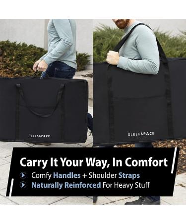 Sleekspace 24x36 Inch Art Portfolio Case | Soft Professional Storage Bag with Multi Handles for Artwork, Presentation Book, and TV Transport - Buy Online on GoSupps.com