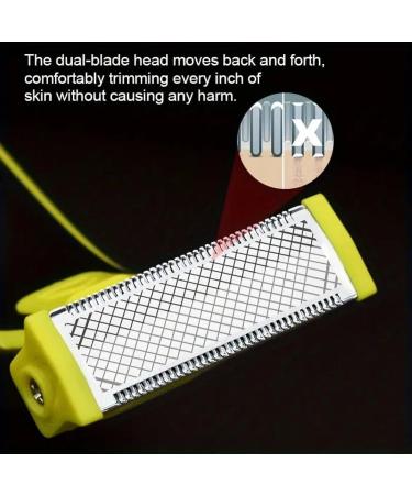Full Body Waterproof Electric Shaver for Men | Ergonomic Wet & Dry Rotary Beard Trimmer | Double Shave Facial Grooming - Buy Online on GoSupps.com