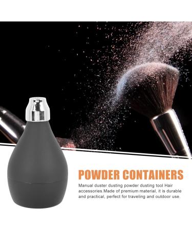 Mobestech Travel Powder Container Manual Duster Baby Powder Storage Balls Infants Skin Care Powder Bottle Home Makeup Powder Balls Powder Dusting Tool Black - Buy Online on GoSupps.com