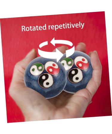 Collbath Hand Massage Balls Set - Baoding & Cloisonne Fitness Balls for Hand Exercises | International Shipping - Buy Online on GoSupps.com