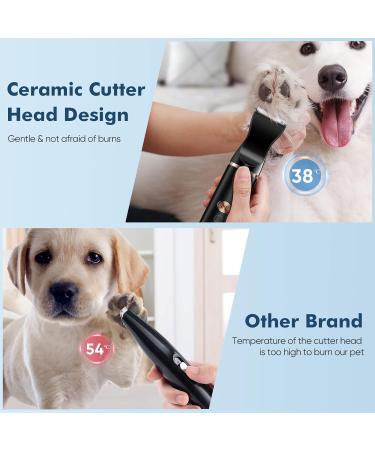 oneisall Cat Clippers with Double Blades | Silent Paw Trimmer for Cats & Dogs | Shaver for Paws, Face, Ears, Eyes | Black - Buy Online on GoSupps.com