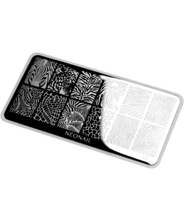 Neonail Stamping Plate 12 - Create Stunning Nail Art & Designs | Nail Stencils for French Nails | High-Quality Nail Stamp Schablone - Buy Online on GoSupps.com