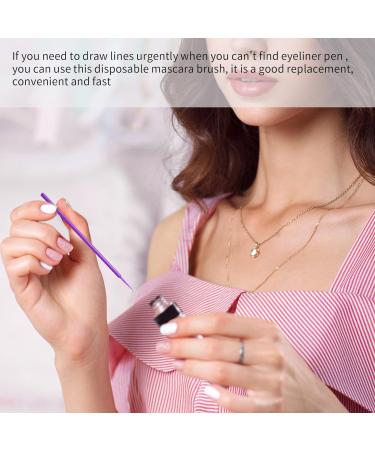 Annhua Disposable Micro Applicator Brushes 200 Pcs - Purple Micro Application Brushes for Eyelash Extensions, Makeup, Dental Care and Cleaning - Buy Online on GoSupps.com