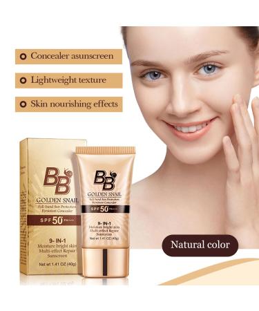 Daily Protection BB Cream BB Cr me Anti- ge Cr me Nude Avec Cr mes Teint e Pour Prot ger Sublimer Et Hydrater La Peau Peaux Sensibles Et Peaux Grasses 40 G(couleur Naturelle) - Buy Online on GoSupps.com