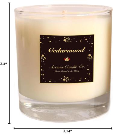 Shop Cedar Essence - Handcrafted 10.5 oz Cedarwood Soy Candle | Rich Room-Filling Aroma | Made in New York | International Shipping Available - Buy Online on GoSupps.com