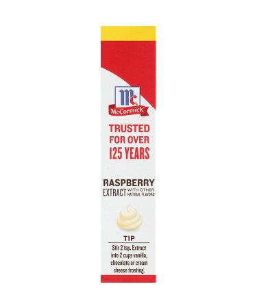 McCormick Raspberry Extract with Other Natural Flavors  2 fl oz Raspberry 2 Fl Oz (Pack of 1) - Buy Online on GoSupps.com