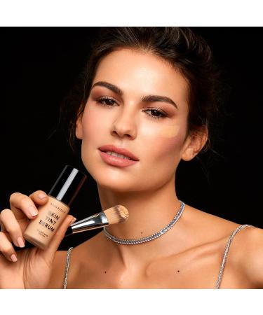 EVAGARDEN Skin Tint Serum - 34 Cream - Liquid Foundation Makeup - Tinted Foundation with SPF 25 - Water-Resistant Cream Foundation Make Up - 1 oz - Buy Online on GoSupps.com