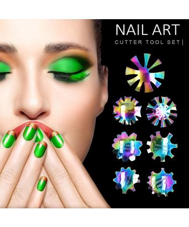 Artistic Stainless Steel Nail Edge Trimmer & Cutter | 7-Part Manicure Tool for Spa Home & Nail Schools - A-G Color - Buy Online on GoSupps.com