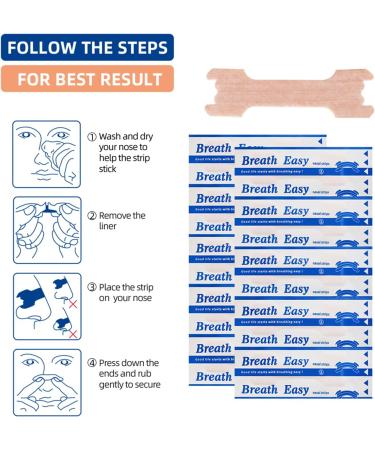 80 Nasal Strips for Snoring Relief | Breathe Easy with Nose Paving | Allergy & Sleep Aid - Buy Online on GoSupps.com