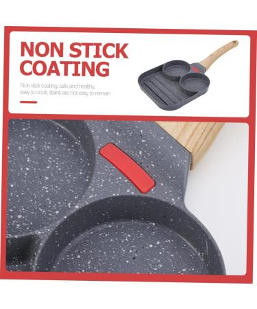 Zerodeko Split Frying Pan Multi-Function Egg Pan Non-Stick Pancake Pan Divided Pan Non-Stick Frying Pan Grill Pan Maker Roasting Pan Divided Skillet Disc Medical Stone Non Stick - Buy Online on GoSupps.com