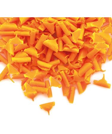 dekora Edible Orange Chocolate Curls 50g