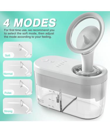 Ear Wax Removal Tool Automatic Drainage Silicone Nozzles Electric Ear Wax Removal Tool TPE Ear Effective Ear Wax Removal Kit with Rechargeable Battery (White Kit) - Buy Online on GoSupps.com