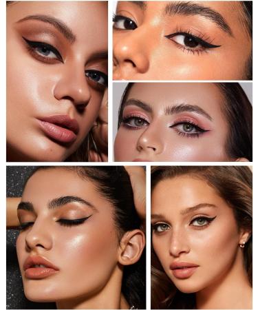  ARCHIDATE Eyeliner Stamp - Sweat-resistant - Quick-drying - Waterproof - With triangular stamp - For precise tracing - Buy Online on GoSupps.com