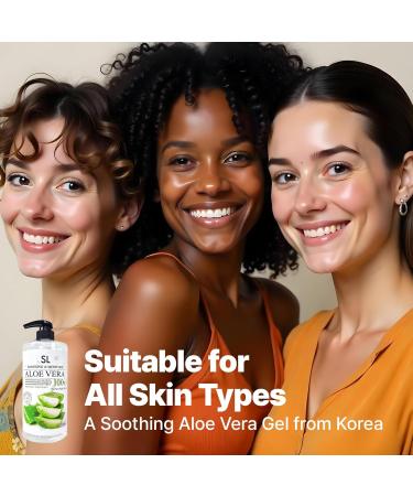 CUTIE MANGO Aloe Vera Soothing Gel 1000ml (35.27oz) | Quick Hydration & Moisturizing | Natural Aloe Vera | Face Hair Body After Shave Korean Daily Skincare All Skin Types Family Size (Made in Korea) - Buy Online on GoSupps.com