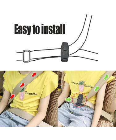 Multipurpose Seat Belt Clip - Universal Adjustable Car Shoulder Belt Positioner (2 Pack) | Enhance Safety & Comfort - Buy Online on GoSupps.com