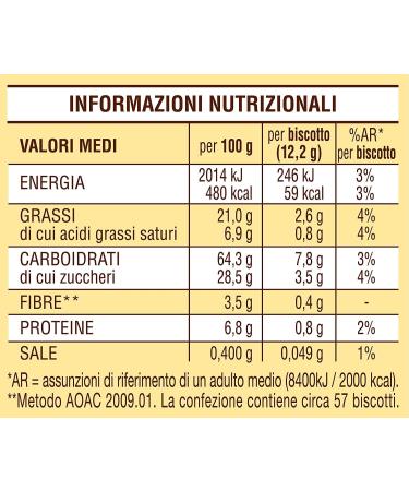 Mulino Bianco Lot de 2 biscuits Abbracci Nascondini et Ritornelli 700 g 1 x 600 g - Buy Online on GoSupps.com