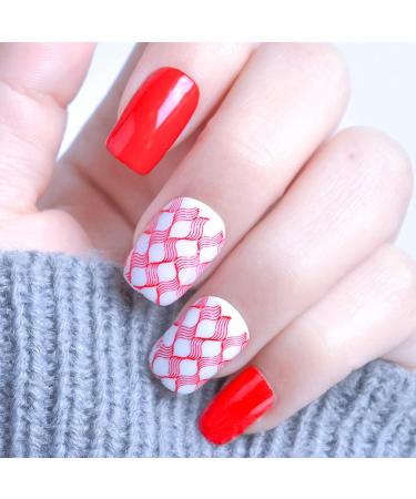 NATUCE Art Nail Stamp Set - 13 PCs DIY Nail Stamping Plates & Stencils for Manicure | Perfect for Women & Girls - Buy Online on GoSupps.com