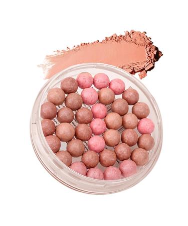 Teksome Blush Face & Cheekbones Bright Powder Beads High Pigmentation Facial Beauty Product And Progressive Application For Women And Teens