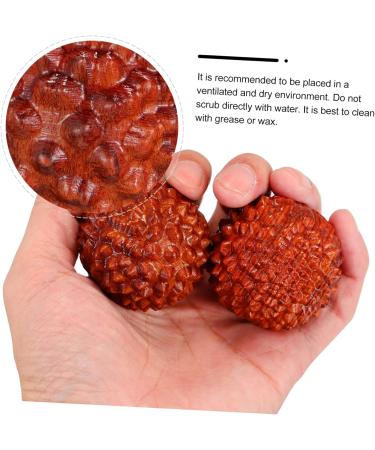 Shop Healvian 6-Piece Wooden Schnitzwandwerk Toys - Acupressure Massage Balls & Handcrafted Decor - Buy Online on GoSupps.com